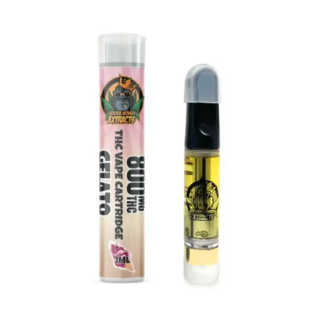 Golden Monkey Extracts: Gelato Distillate Cartridge (1000MG)