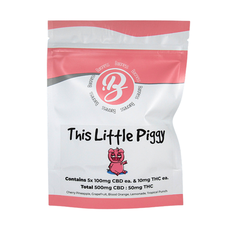 Baroness – This Little Piggy 100MG CBD + 10 MG THC
