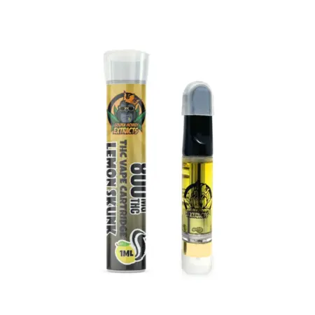 Golden Monkey Extract: Lemon Skunk Distillate Cartridge (1000MG)