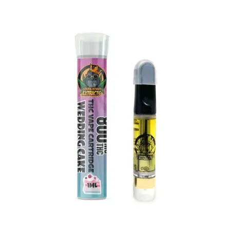Golden Monkey Extract: Wedding Cake Distillate Cartridge (1000MG)