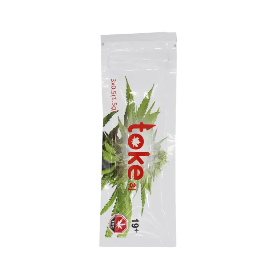 TOKE: 3 Pack Pre-Roll Joints