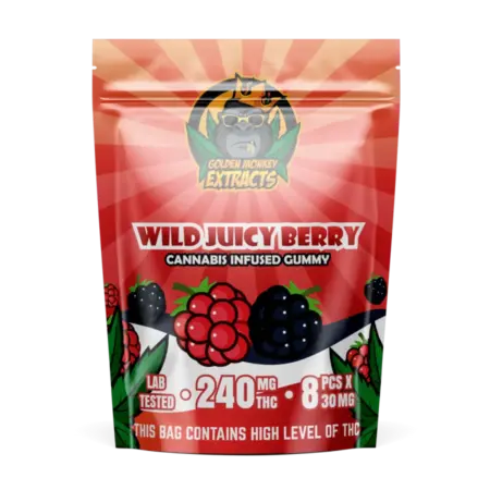 Golden Monkey Extracts: Wild Juice Berry Edibles (240MG THC)