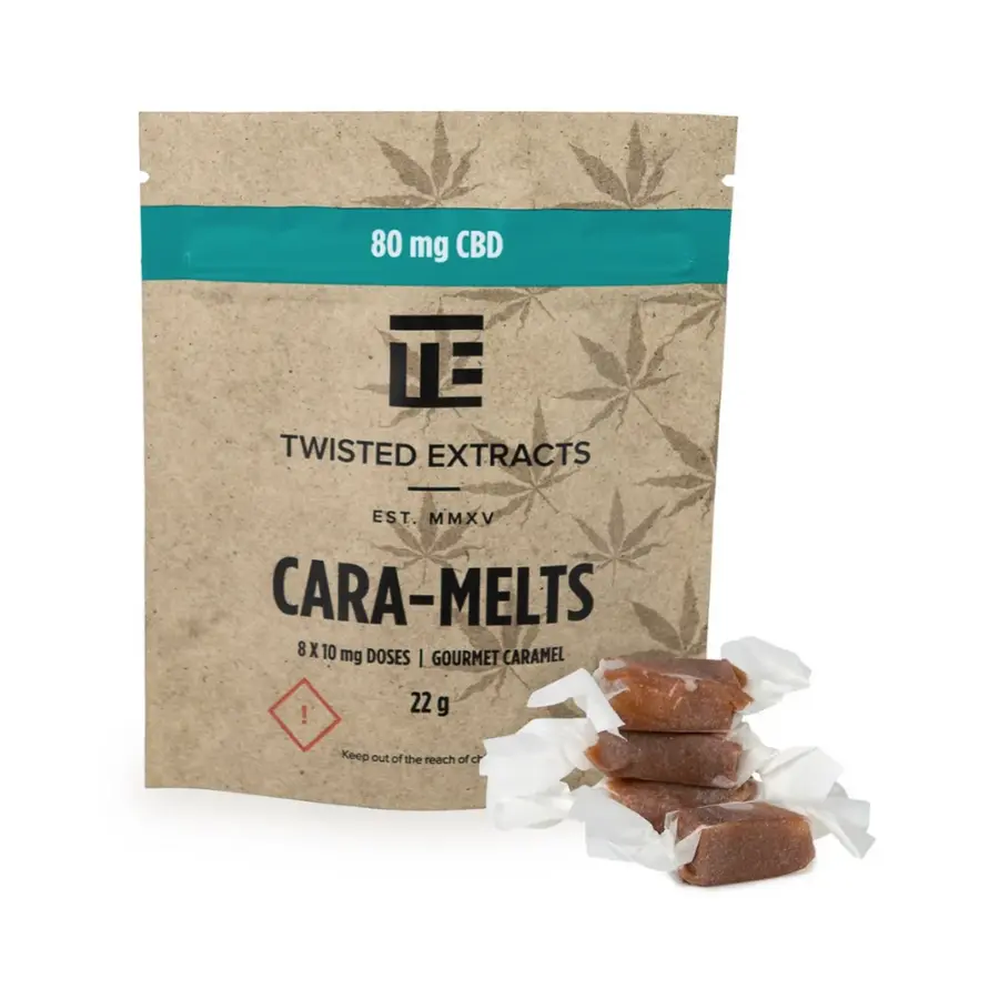 Twisted Extracts: CBD Cara-Melts (80mg CBD)