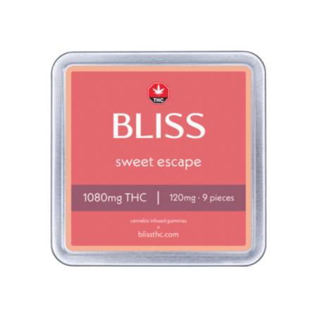 Bliss Edibles - Sweet Escape Gummies (1080mg THC)