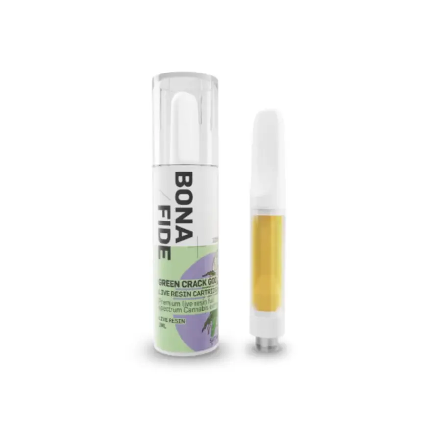 Bonafide – Green Crack God Live Resin Cartridge