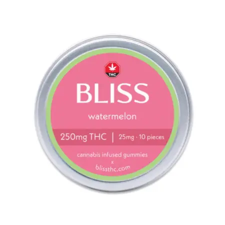 Bliss Edibles - Watermelon Gummies (250mg THC)