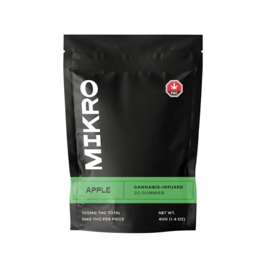 Mikro – Apple THC Gummies 100mg