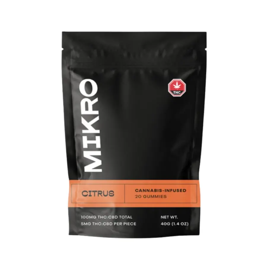 Mikro – Citrus 1-1 Gummies 100mg
