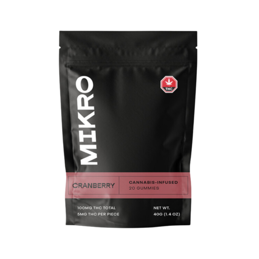 Mikro – Cranberry THC Gummies 100mg