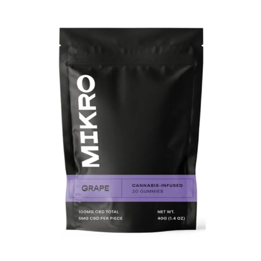 Mikro – Grape CBD Gummies 100mg