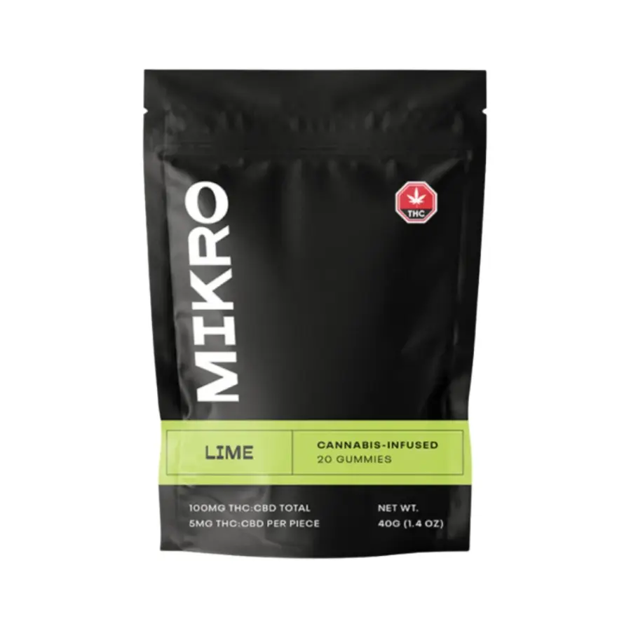 Mikro – Lime 1-1 Gummies 100mg