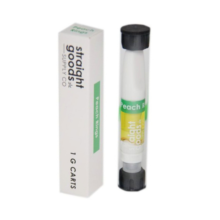 Straight Goods 1 Gram Cart – Peach Ringz