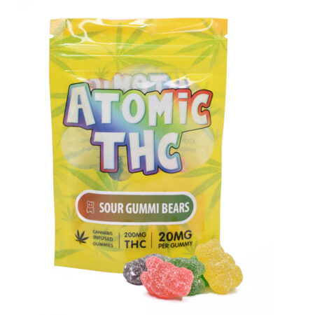 Atomic THC - Sour Gummi Bears (200mg THC)