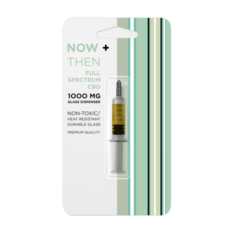 NOW+THEN - Full Spectrum Vegan CBD Extract Glass Dispenser (1000mg)