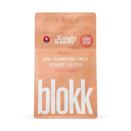 KandyKandy – PEACH SATIVA BLOKK 600mg THC