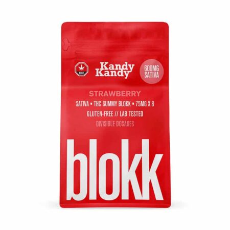 KandyKandy – STRAWBERRY SATIVA BLOKK 600mg THC