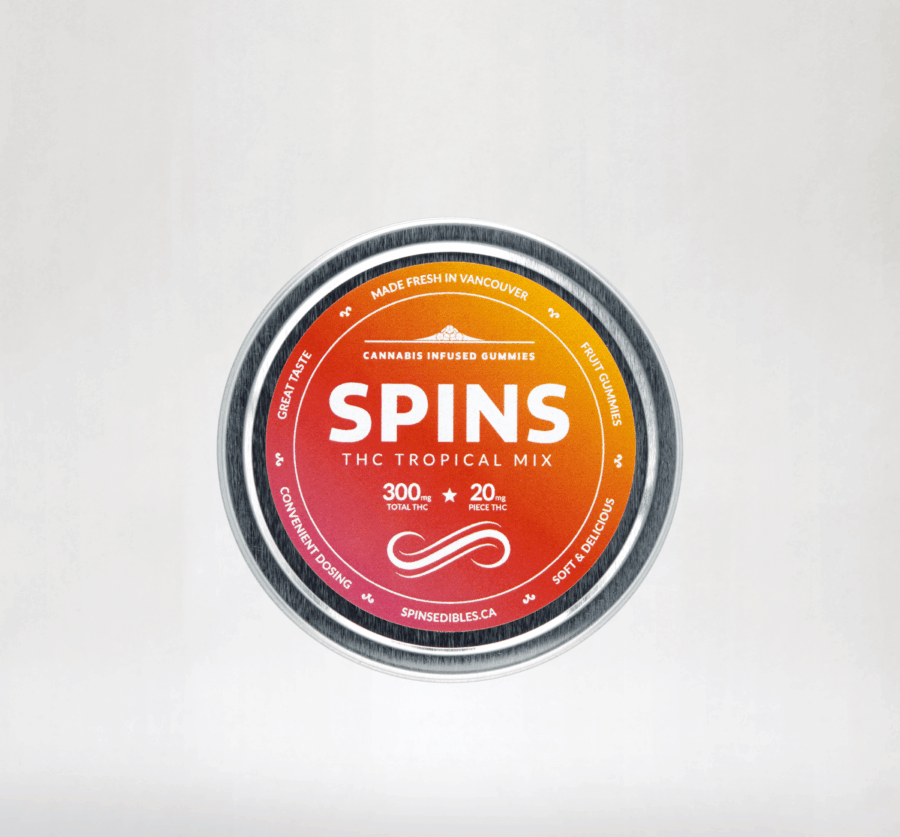 Spins THC - Tropical Mix Gummies (600mg THC)