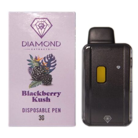 Diamond Concentrates Disposable – Blackberry Kush (3 Gram) Pen