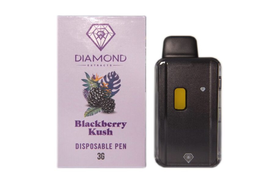 Diamond Concentrates Disposable – Blackberry Kush (3 Gram) Pen