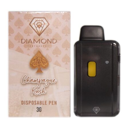 Diamond Concentrates Disposable – Champagne Kush  (3 Gram) Pen