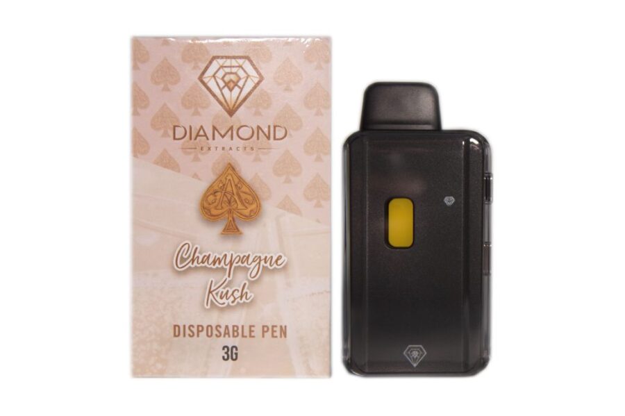 Diamond Concentrates Disposable – Champagne Kush  (3 Gram) Pen